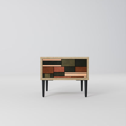 FIGURES OF NATURE Comodino in Effetto Rovere