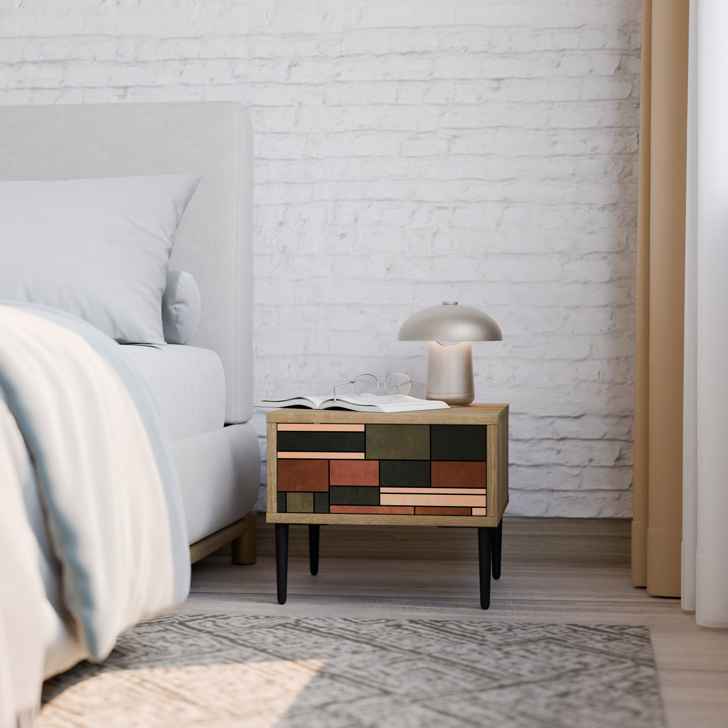 FIGURES OF NATURE Comodino in Effetto Rovere