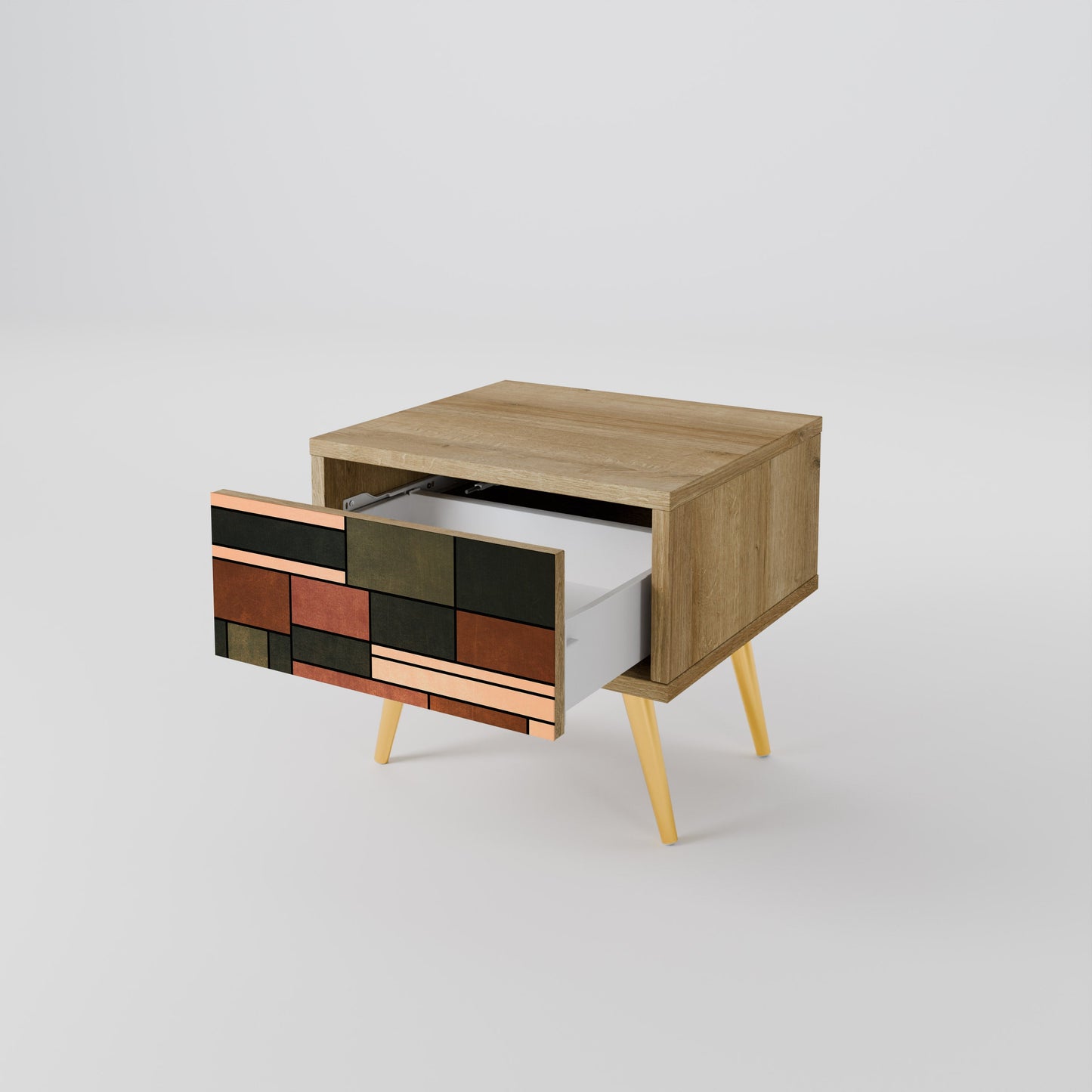 FIGURES OF NATURE Comodino in Effetto Rovere