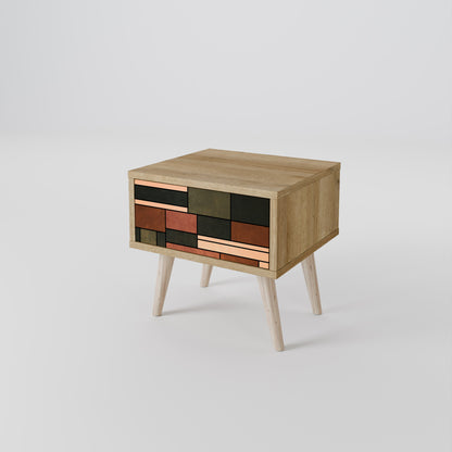 FIGURES OF NATURE Comodino in Effetto Rovere