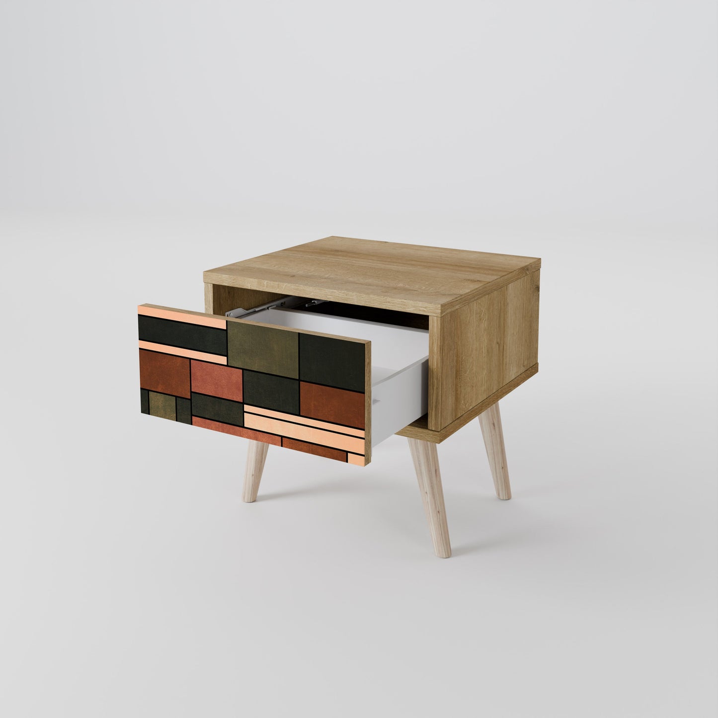 FIGURES OF NATURE Comodino in Effetto Rovere