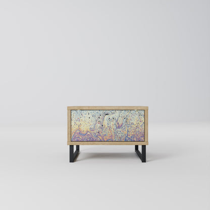 MOSAIC OF COLORS Comodino in Effetto Rovere