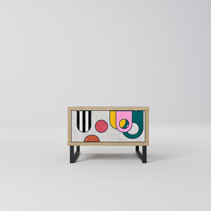 COOL STORY Comodino in Effetto Rovere