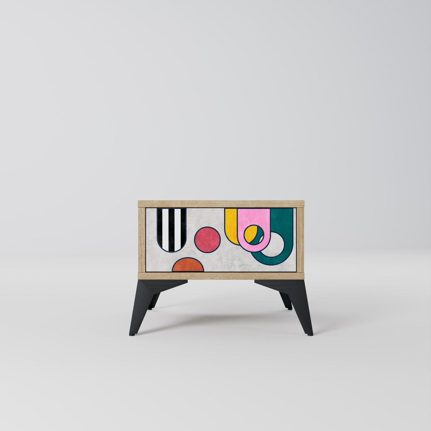 COOL STORY Comodino in Effetto Rovere