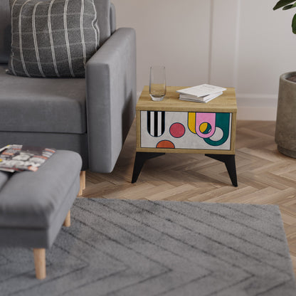 COOL STORY Comodino in Effetto Rovere