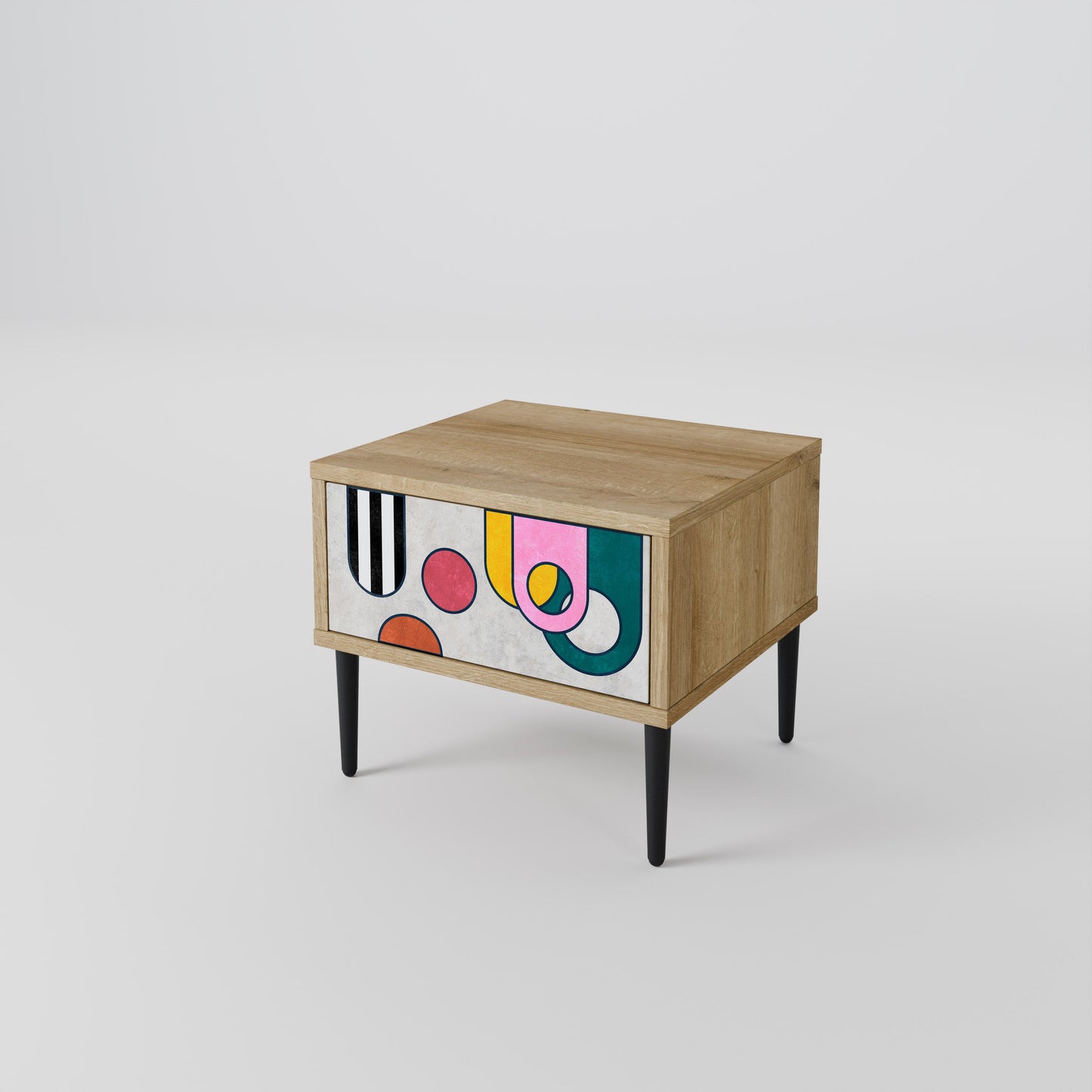 COOL STORY Comodino in Effetto Rovere