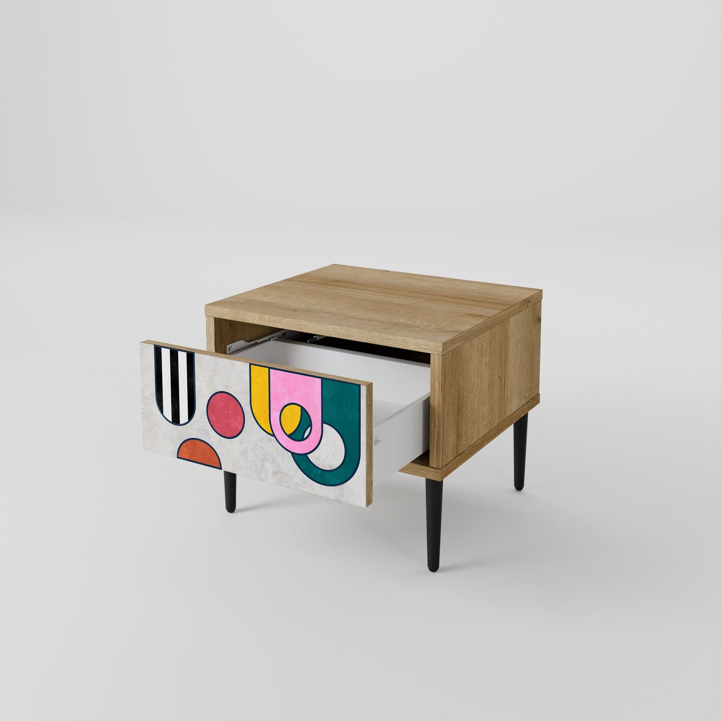 COOL STORY Comodino in Effetto Rovere