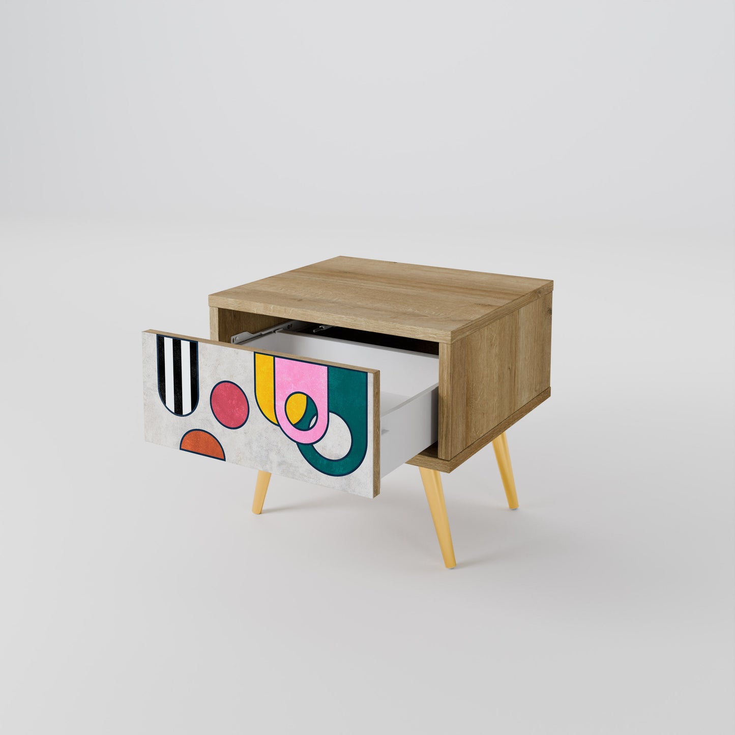 COOL STORY Comodino in Effetto Rovere