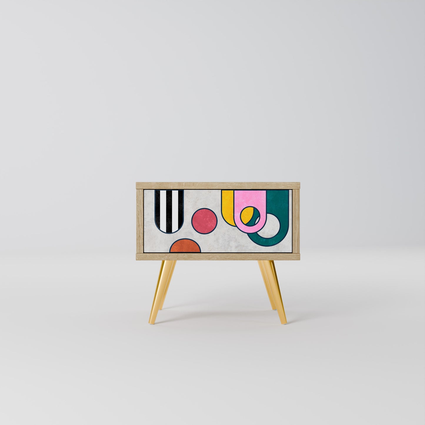 COOL STORY Comodino in Effetto Rovere