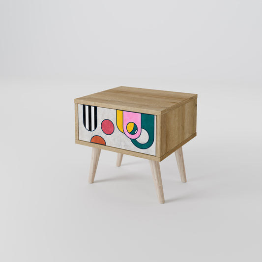 COOL STORY Comodino in Effetto Rovere