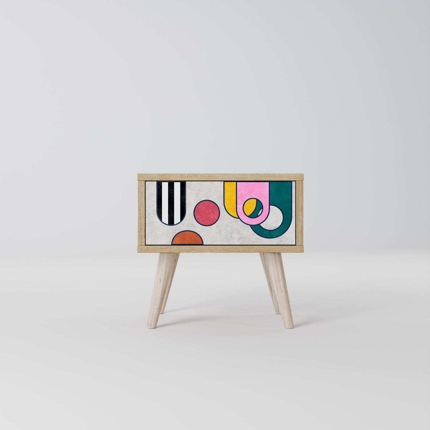 COOL STORY Comodino in Effetto Rovere