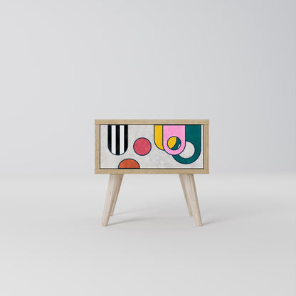 COOL STORY Comodino in Effetto Rovere