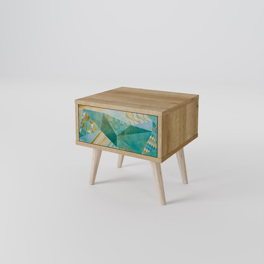 SPECTRUM SPLENDOR Comodino in Effetto Rovere