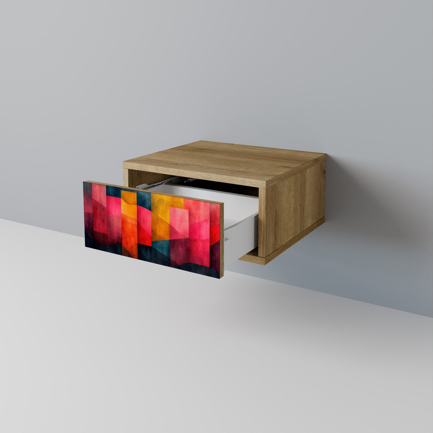 COLORFUL SOUNDS Comodino in Effetto Rovere