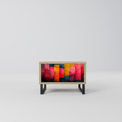 COLORFUL SOUNDS Comodino in Effetto Rovere