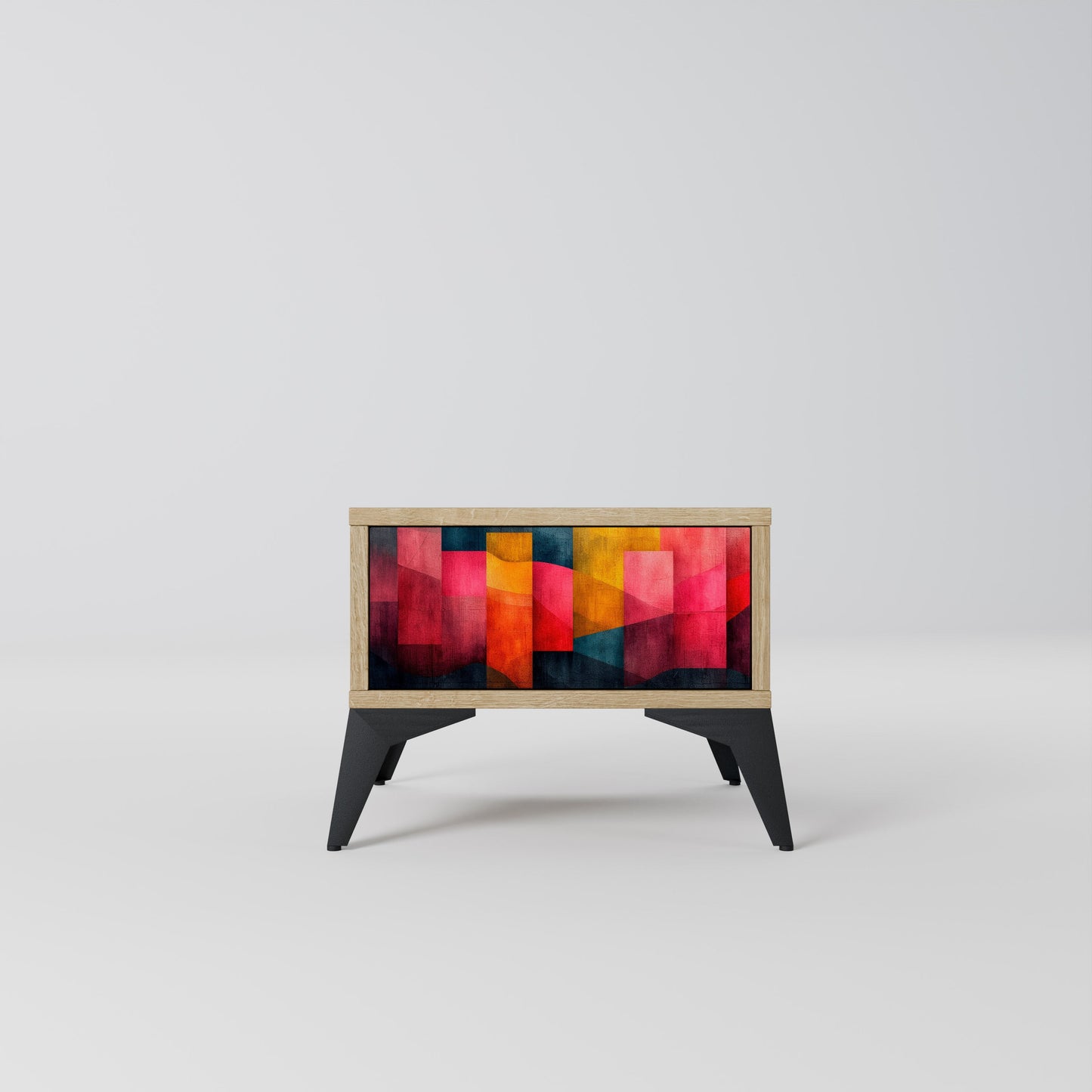 COLORFUL SOUNDS Comodino in Effetto Rovere