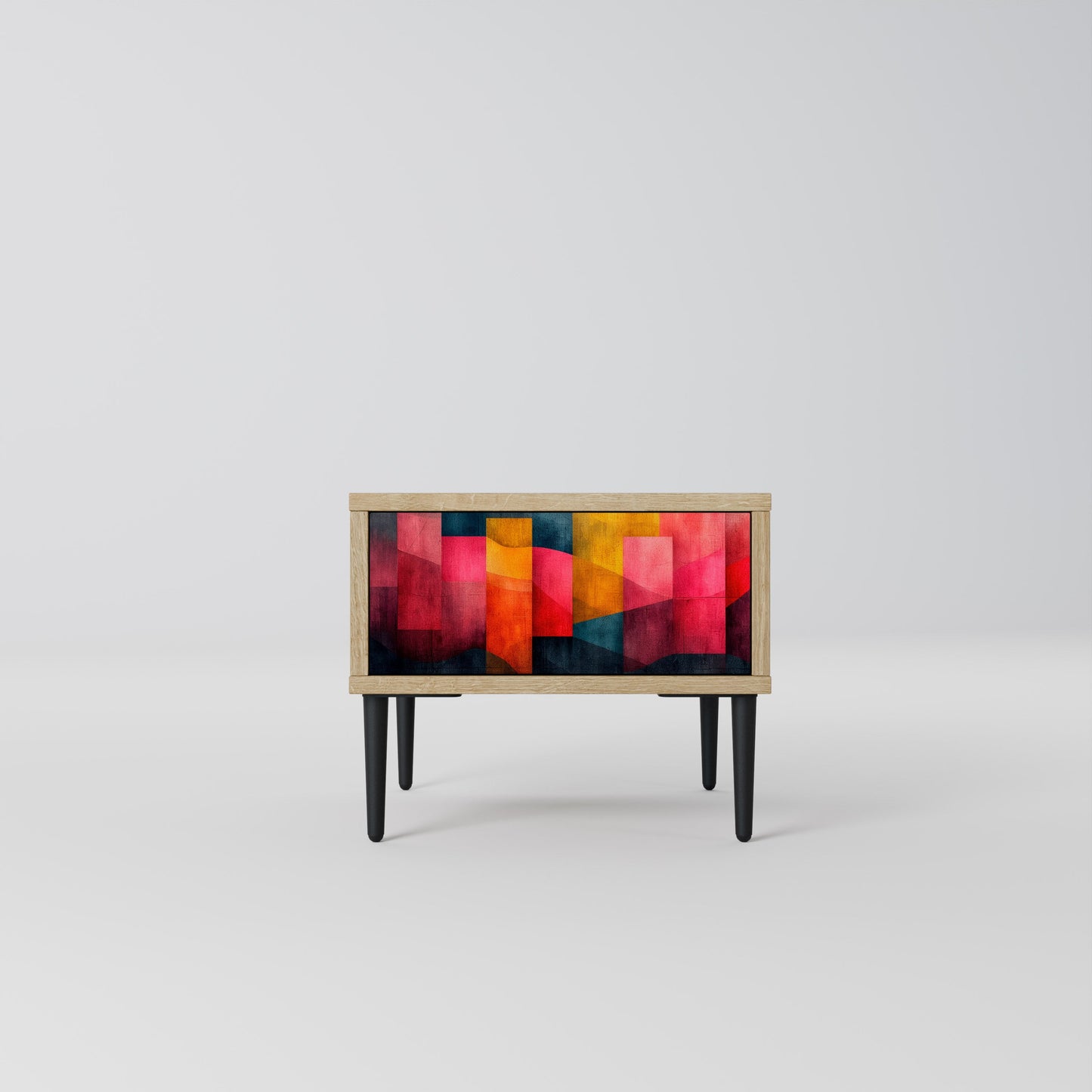 COLORFUL SOUNDS Comodino in Effetto Rovere