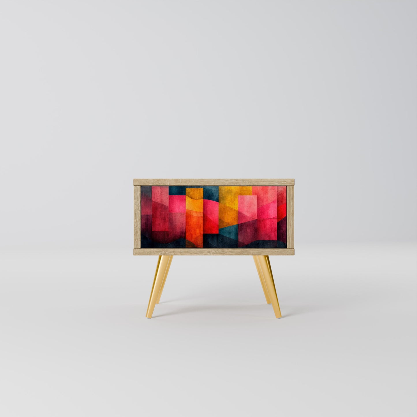 COLORFUL SOUNDS Comodino in Effetto Rovere