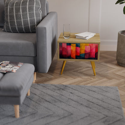 COLORFUL SOUNDS Comodino in Effetto Rovere