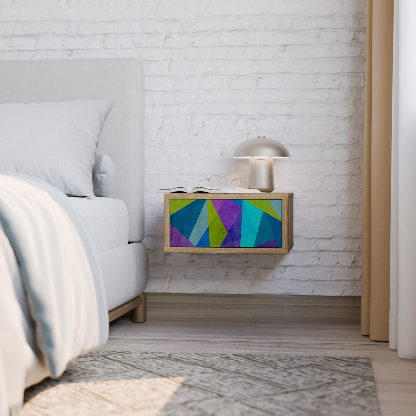 COLD SHOWCASE Comodino in Effetto Rovere