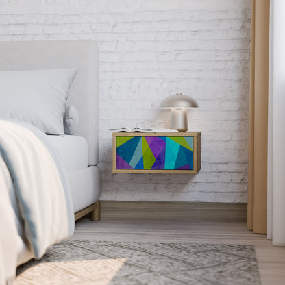 COLD SHOWCASE Comodino in Effetto Rovere