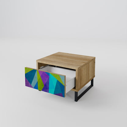 COLD SHOWCASE Comodino in Effetto Rovere