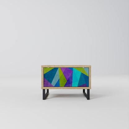 COLD SHOWCASE Comodino in Effetto Rovere