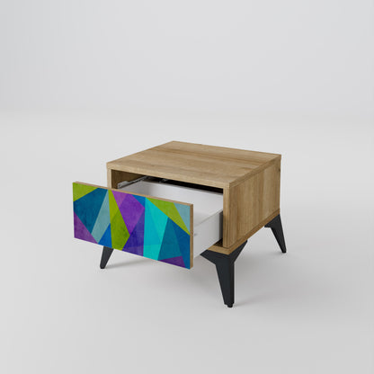 COLD SHOWCASE Comodino in Effetto Rovere