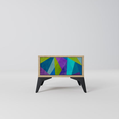 COLD SHOWCASE Comodino in Effetto Rovere