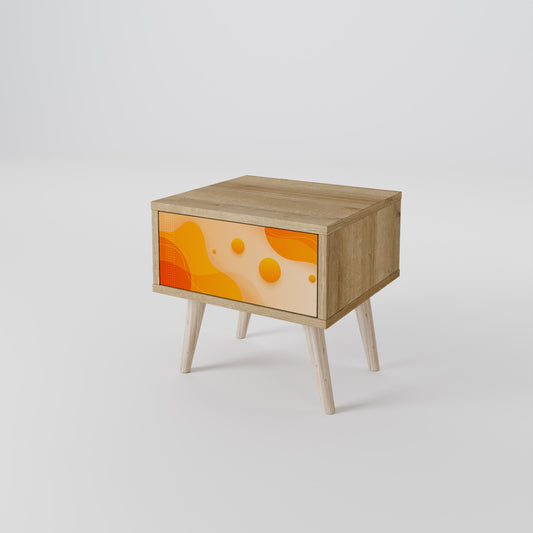 ORANGE ARRANGEMENT Comodino in Effetto Rovere