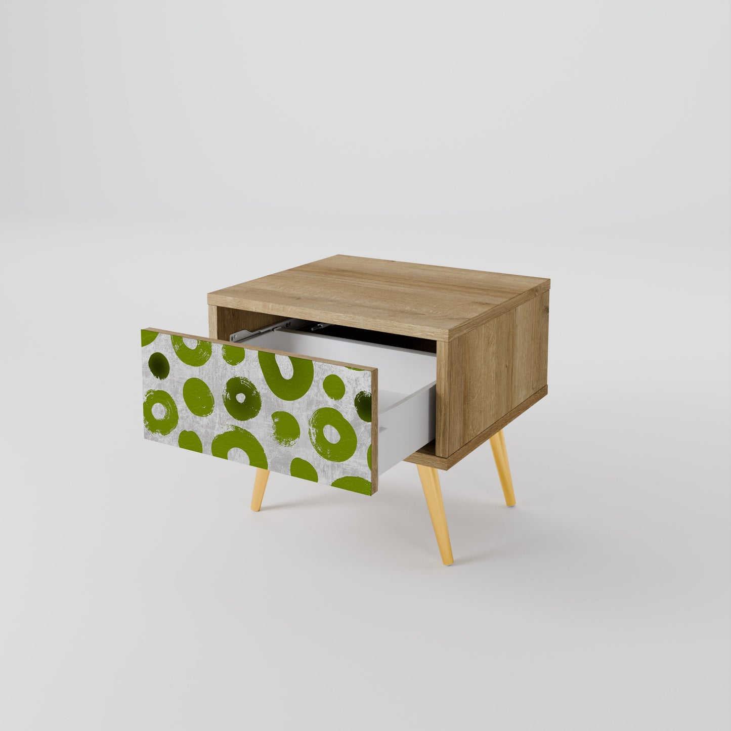 GREEN RHAPSODY Comodino in Effetto Rovere