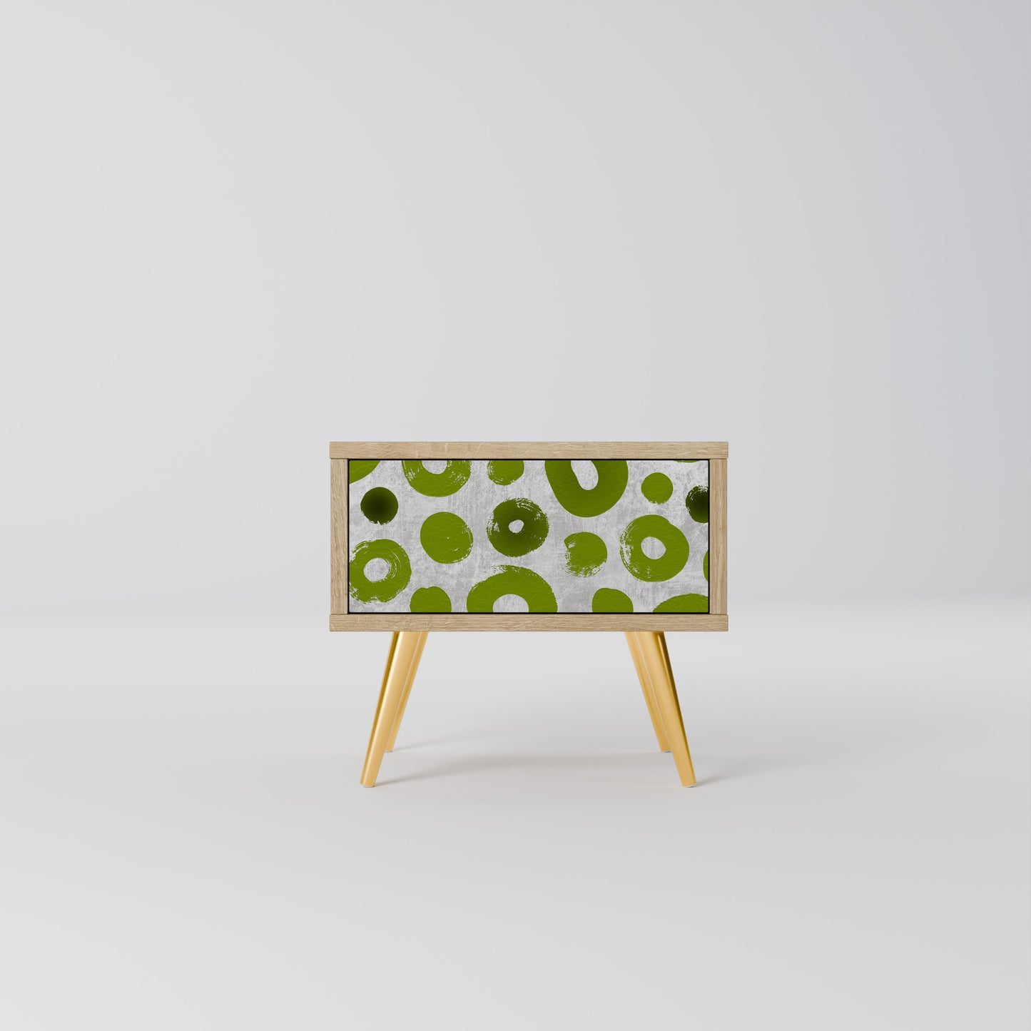 GREEN RHAPSODY Comodino in Effetto Rovere