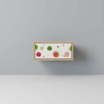 COLORFUL COSMOS Comodino in Effetto Rovere