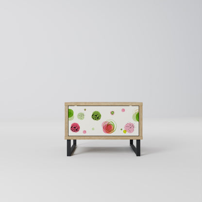 COLORFUL COSMOS Comodino in Effetto Rovere