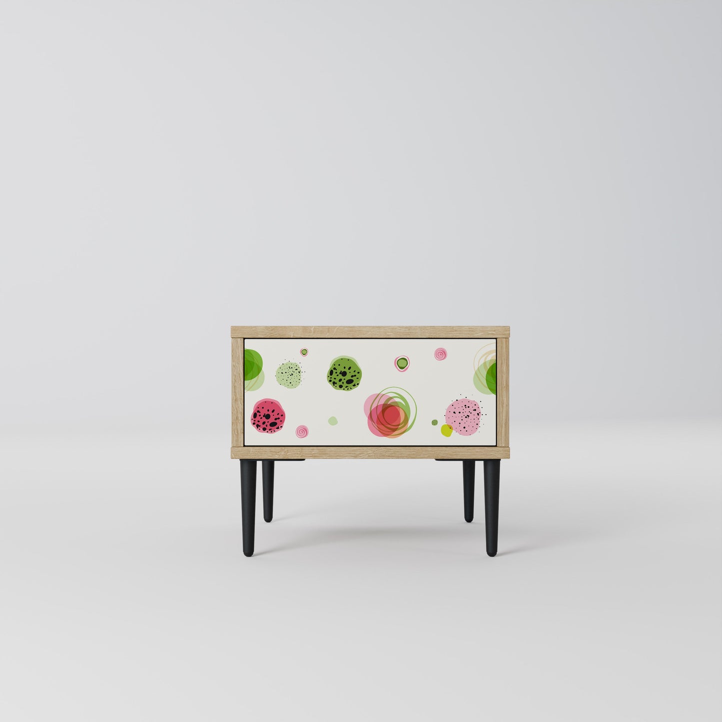 COLORFUL COSMOS Comodino in Effetto Rovere