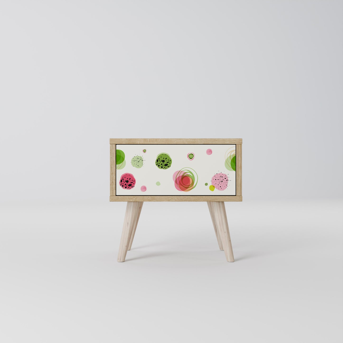 COLORFUL COSMOS Comodino in Effetto Rovere