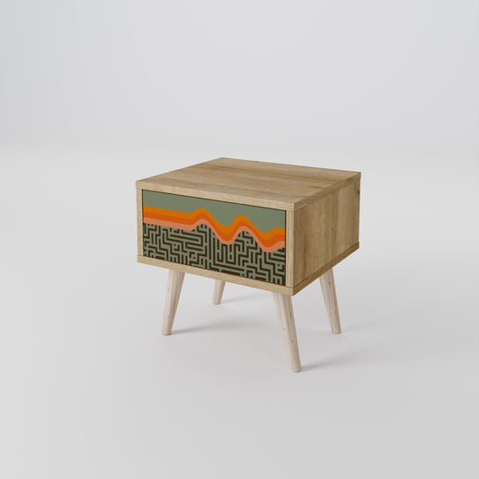 SIMPLE SOLUTIONS Comodino in Effetto Rovere