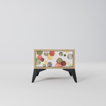 FLEETING HAPPINESS Comodino in Effetto Rovere