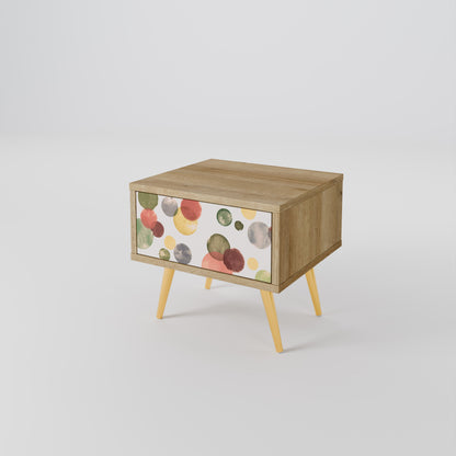 FLEETING HAPPINESS Comodino in Effetto Rovere