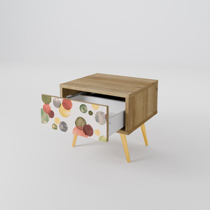 FLEETING HAPPINESS Comodino in Effetto Rovere