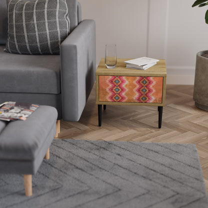 INDIAN FOLK Comodino in Effetto Rovere