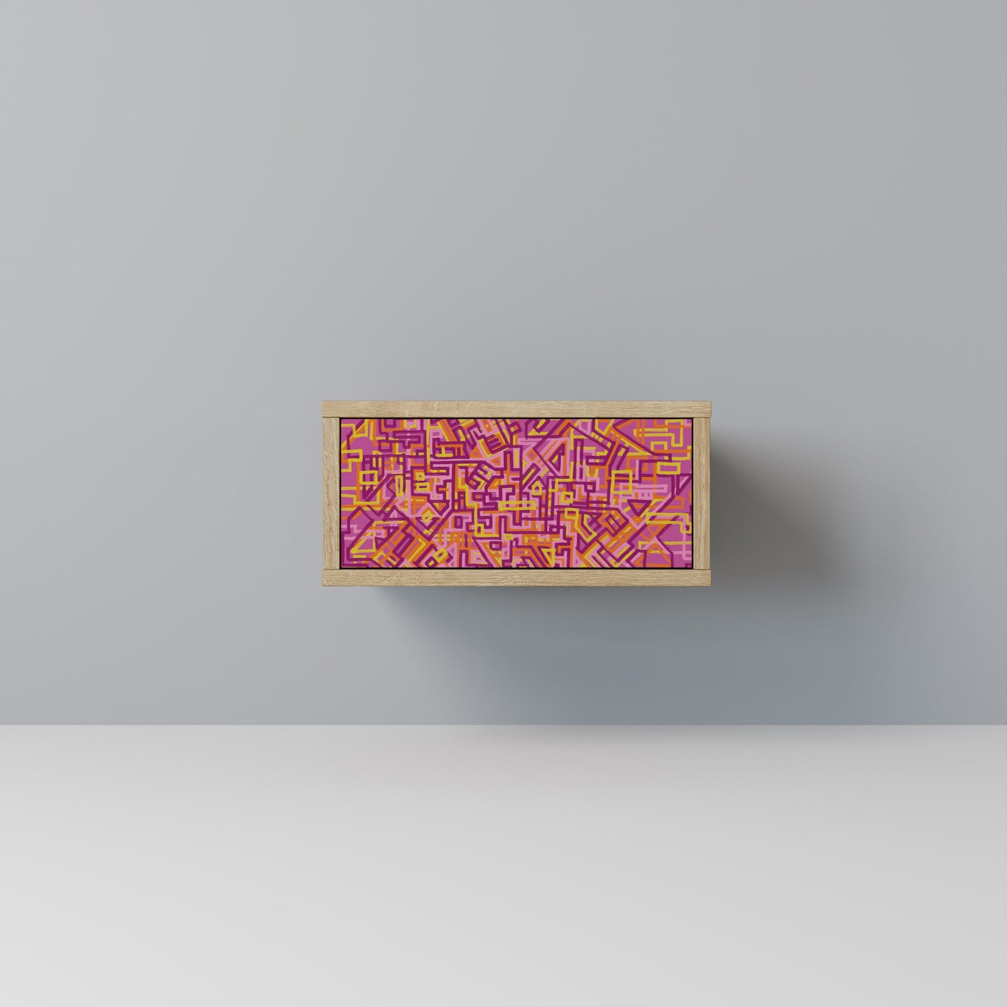 LOVELY MEMORIES Comodino in Effetto Rovere