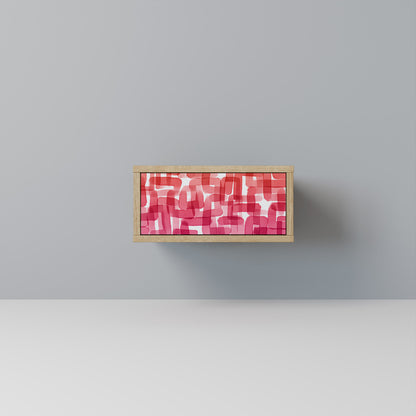 KALEIDOSCOPIC CUBISM Comodino in Effetto Rovere