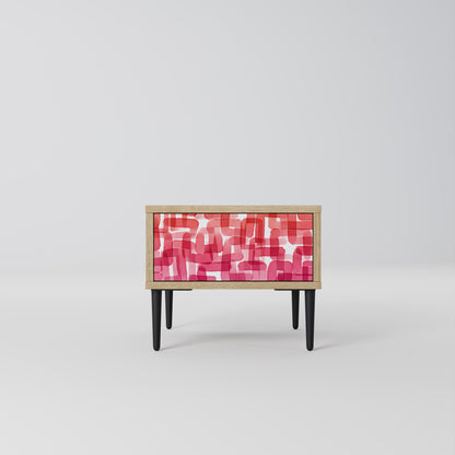 KALEIDOSCOPIC CUBISM Comodino in Effetto Rovere