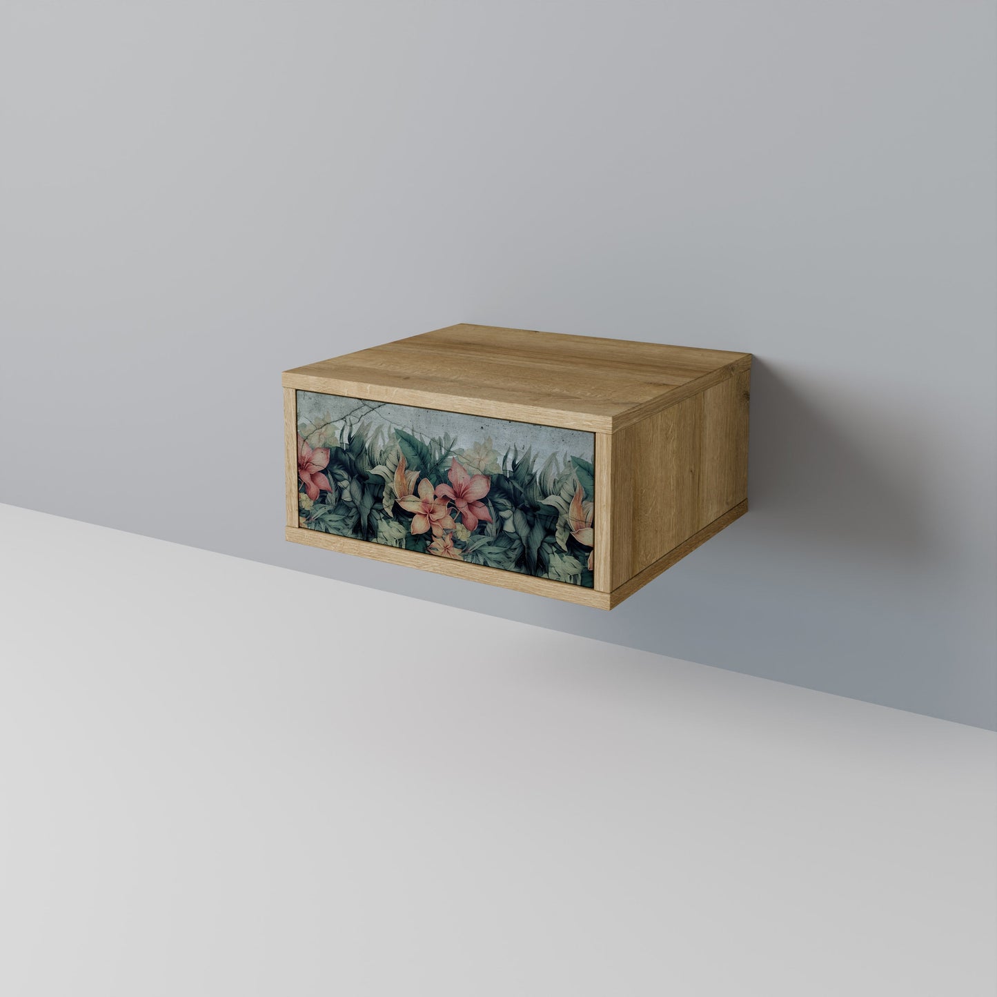 HEAVENLY BLOOM Comodino in Effetto Rovere