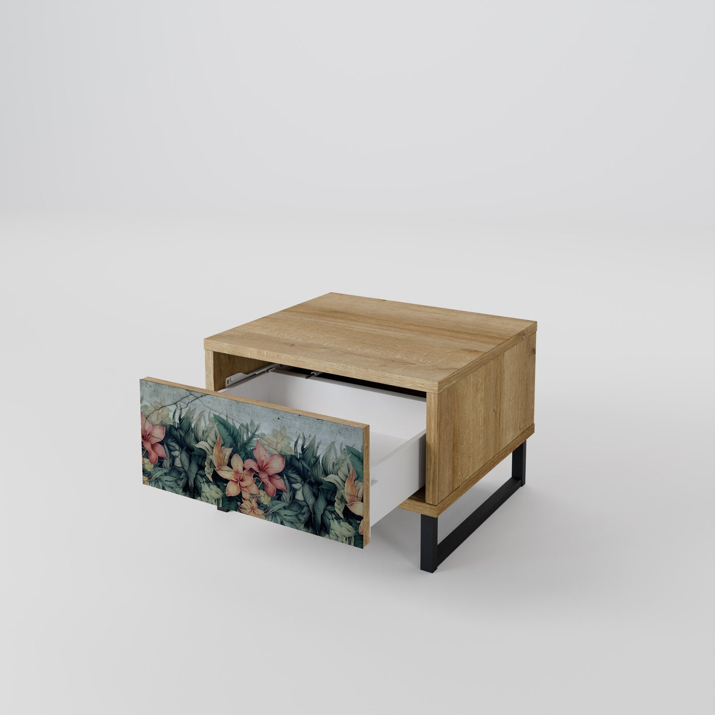 HEAVENLY BLOOM Comodino in Effetto Rovere