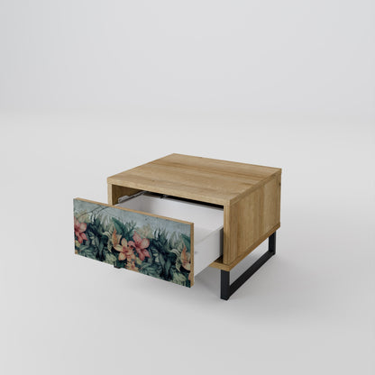 HEAVENLY BLOOM Comodino in Effetto Rovere
