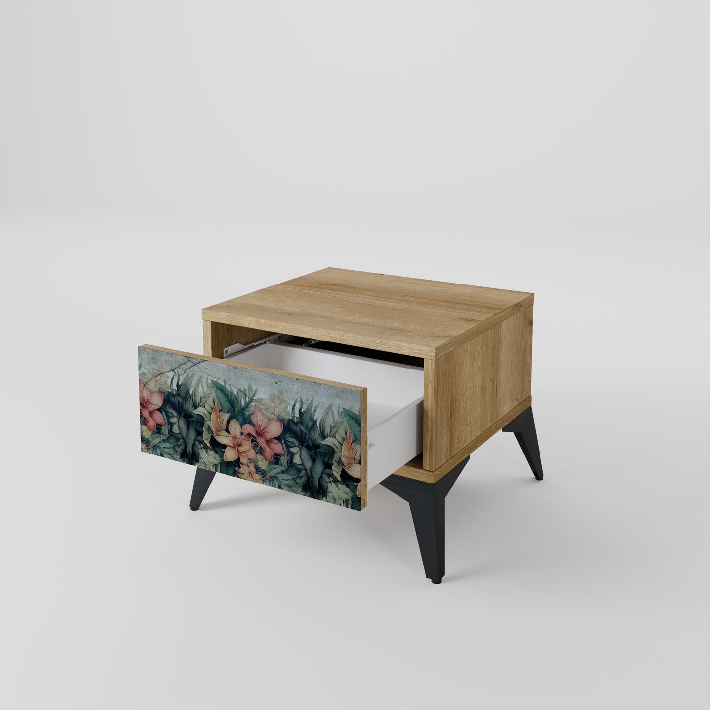 HEAVENLY BLOOM Comodino in Effetto Rovere