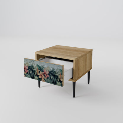 HEAVENLY BLOOM Comodino in Effetto Rovere