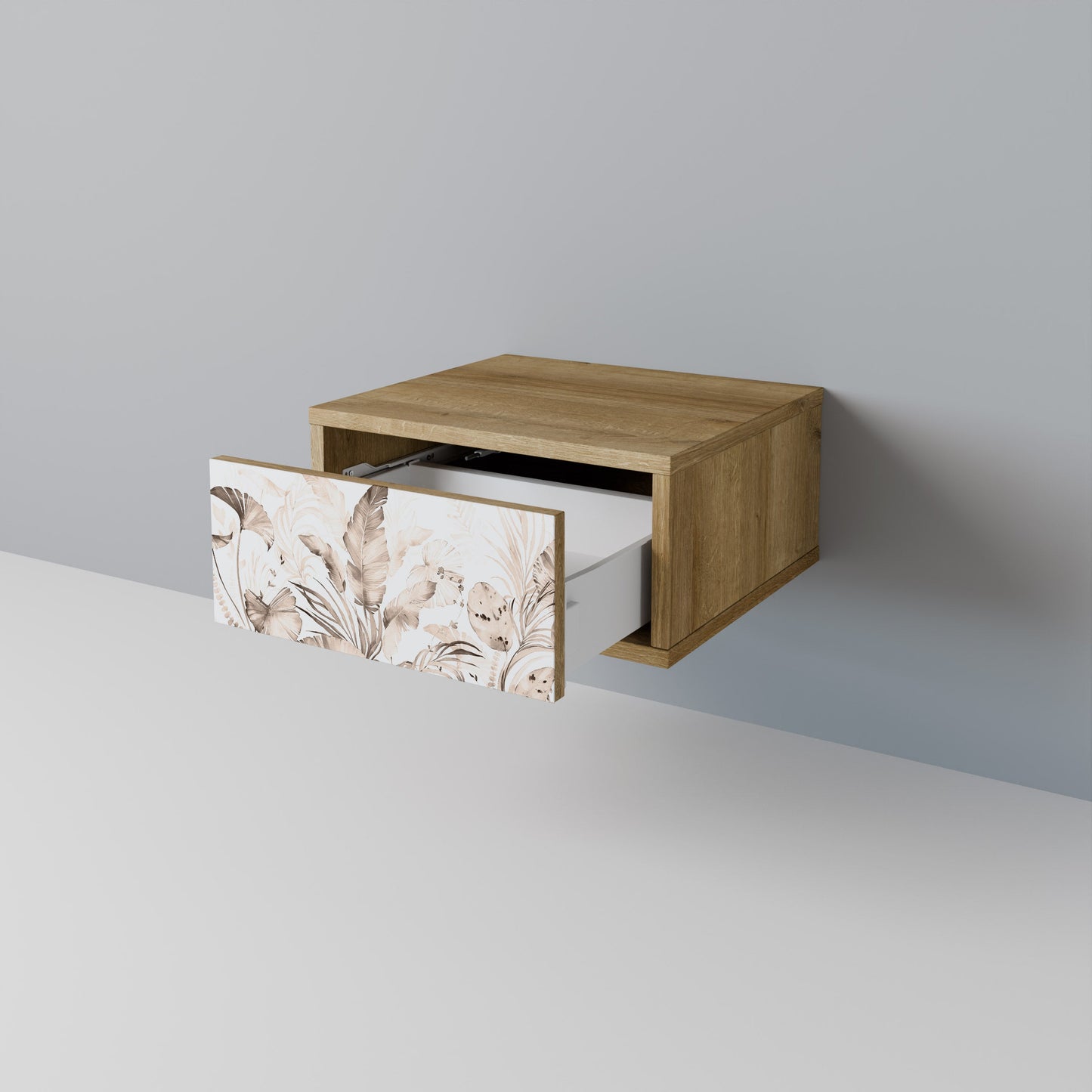 WILD TENDERNESS Nightstand in Oak Effect